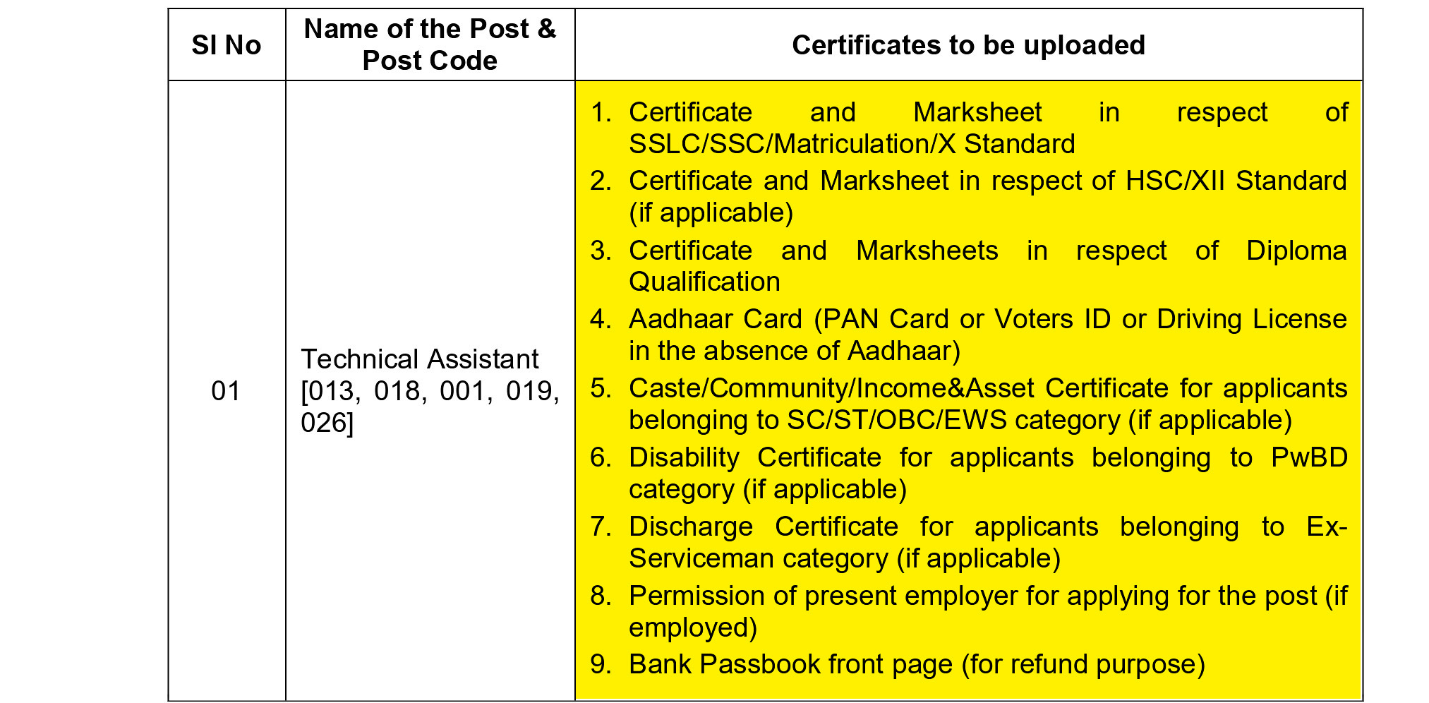 ISRO Technical Assistant vacancy 2023