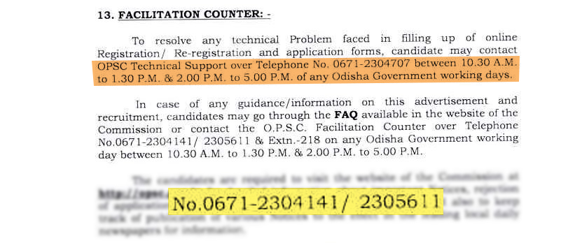 OPSC released a vacancy notification for lecturers in Odisha