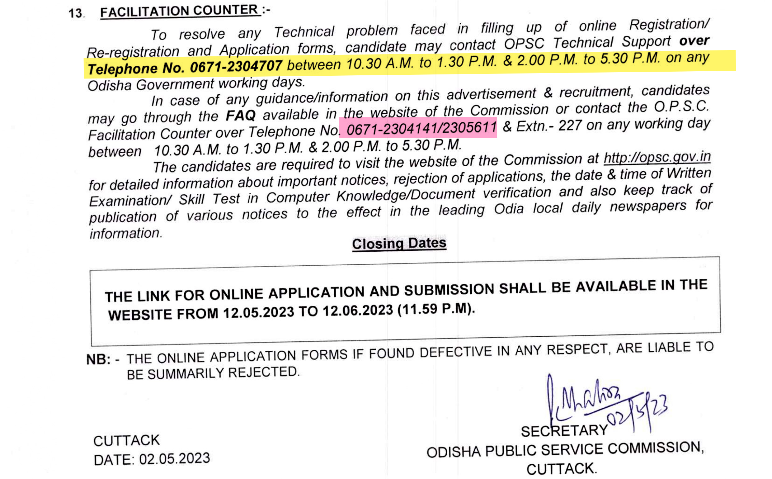 OPSC vacancy notification for Assistant Microbiologist 2023!